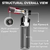 Metal High-temperature High Firepower Inflatable Lighter Windproof Jet Flame Portable Torch Outdoor Camping Barbecue Lighter 3