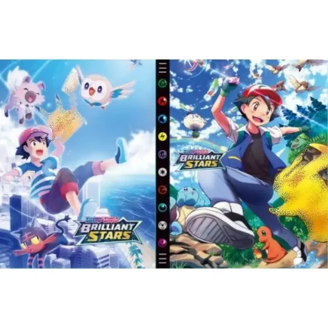 540PCS Trading Card Binder  Anime  Dragon Theme Collector's Album with Protective Sleeves Gift for Card Game Enthusiasts 4