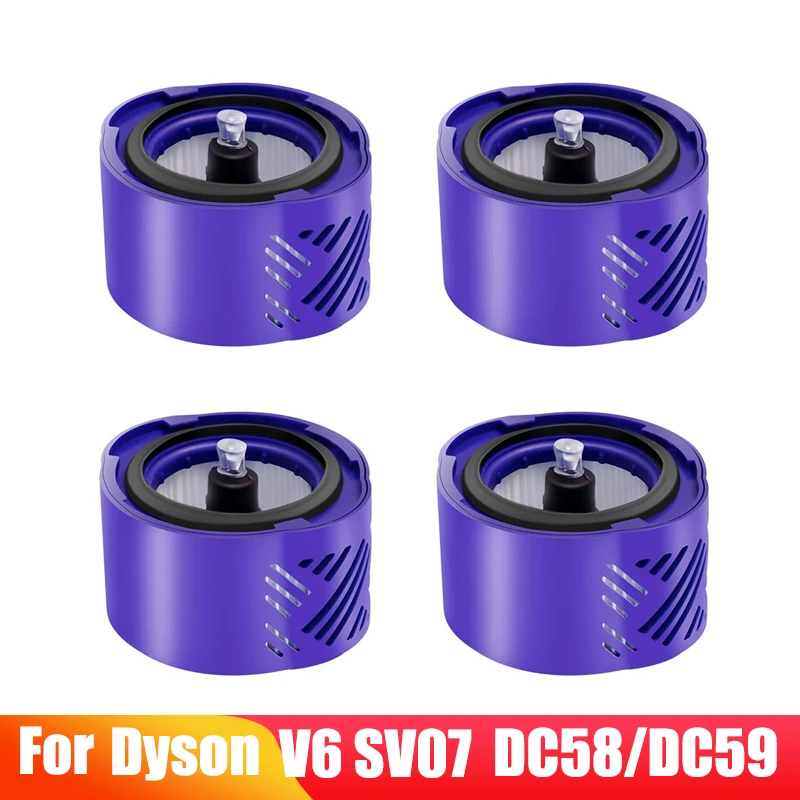 Substituição do Cargo-motor Hepa Peça de Filtro Apto para Dyson v6 Sv07 Dc59 Dc59 Aspirador de pó Peças de Reposição Hepa Acessórios de Saída de ar