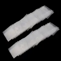 100pcs 4mil/2mil Clear Zip Bag Bag Plastic Baggies Reclosable High premium quality clear reclosable poly bags 2