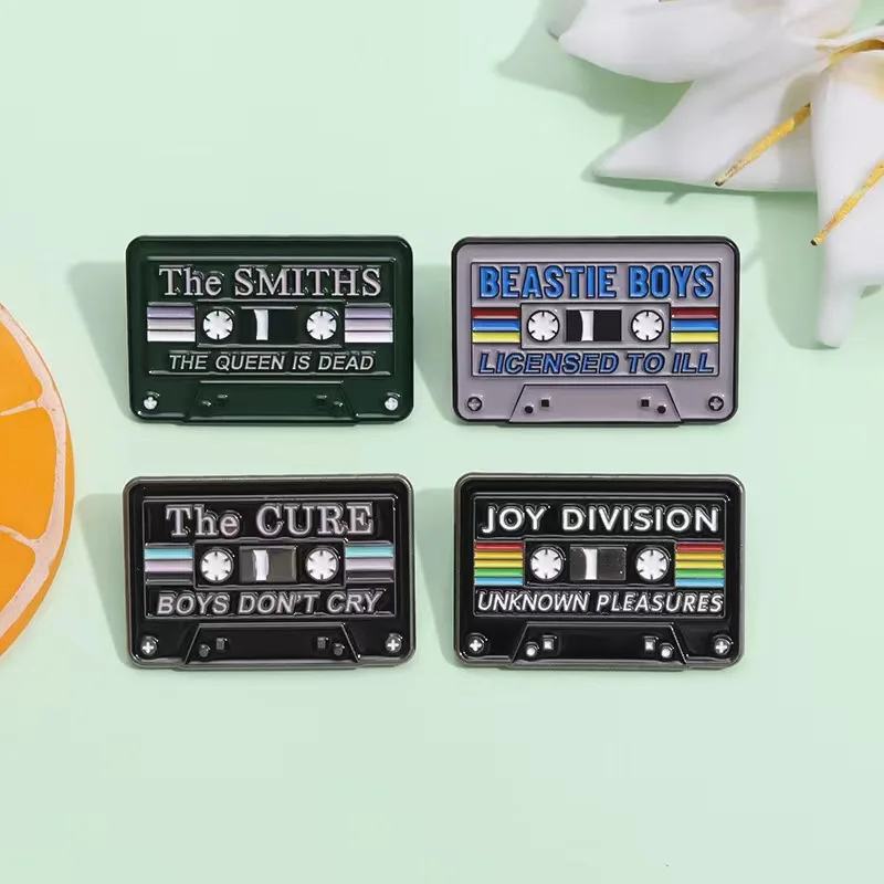 The Smiths The Queen Is Dead Tape Cassette Smalto Pin Canzoni Classiche Spilla Distintivo Risvolto Gioielli All'Ingrosso Regalo Per Amico