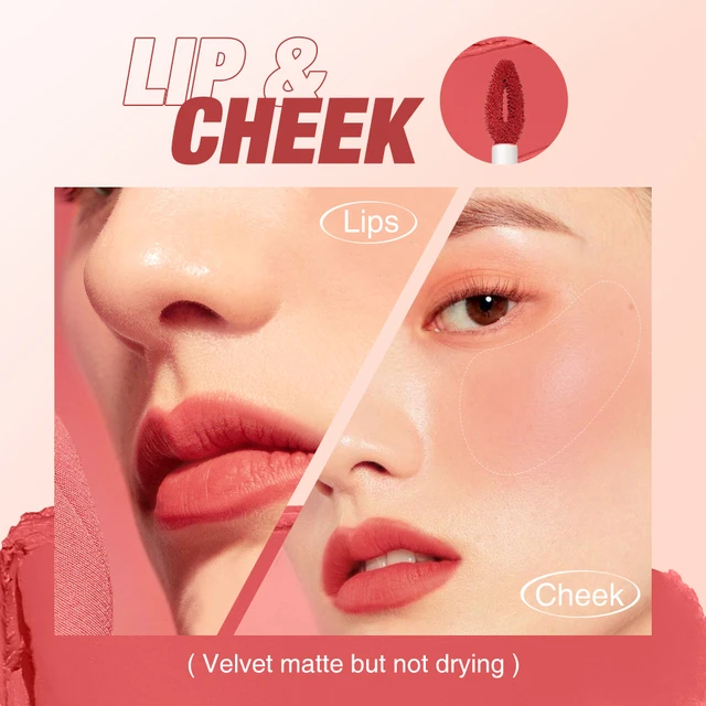 Longwear High Pigment Lip Gloss Quick-Drying Smooth Liquid Lipstick for  Girls Lady Beauty Lip Makeup 12 