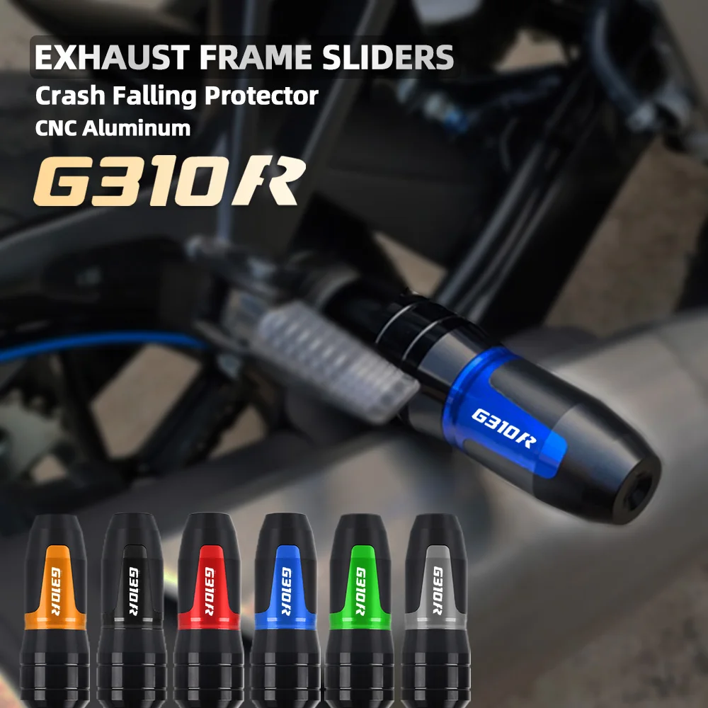 

FOR BMW G310R G 310 R 2017 2018 2019 2020 2021 Motorbike CNC accessories Exhaust Frame Sliders Crash Pads Falling Protector