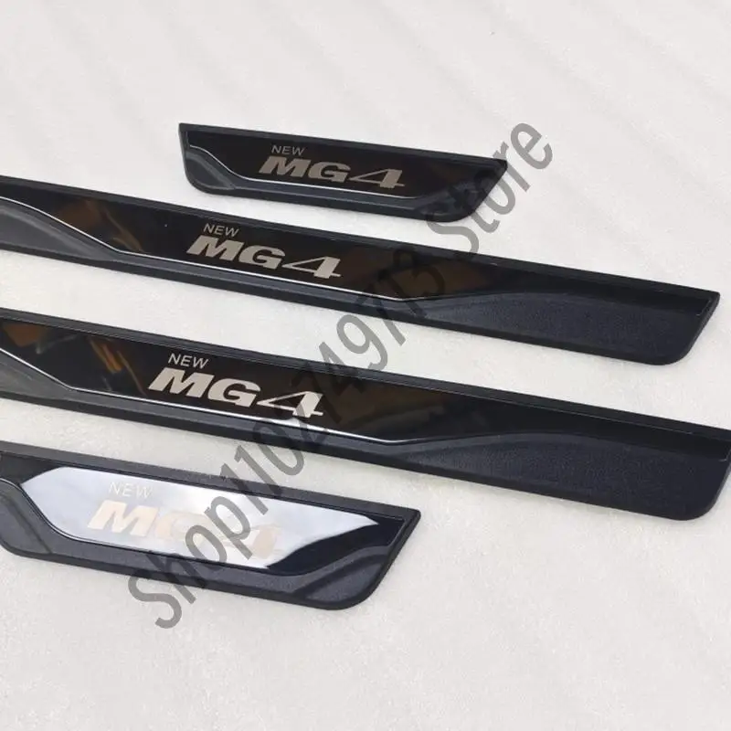 

Door Sill Protector Pedal Scuff Plate Cover For NEW MG4 2020 2021 2022 2023 2024 Accessories Interior