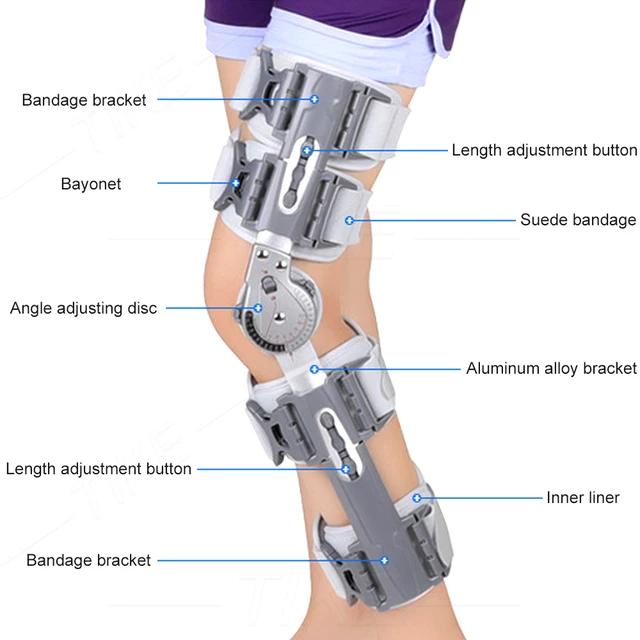 Tike Rom Csuklós Térdtartó Immobilizáló Ortózis Stabilizátor Acl Mcl Pcl Sérüléshez, Az Ortopédiai Rehabilitációs Poszt Helyreállítási Támogatása - Image 5