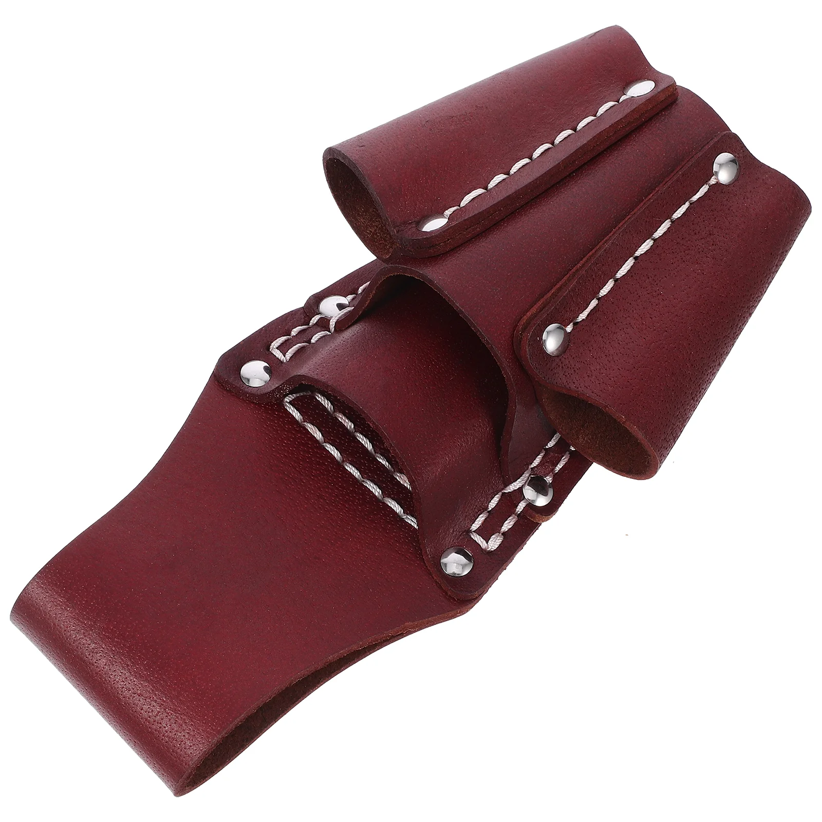 

Waist Tool Bag Tool Kit Multifunctional Holder Fanny Pack Storage Bag Cowhide Pouch Bag Portable Waist Pocket Case Pouch