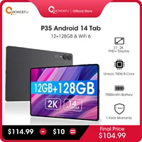 2024 New CWOWDEFU P35 Ultra-thin Tablet 11'' FHD 2K Display 12GB+128GB T606 8-core 13MP Cam 7000mAh Battery Android 14 Tablet PC 1