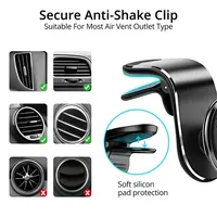 Magnetic Car Phone Holder Universal Air Vent Car Phone Mount Mobile GPS Support for iPhone Huawei Samsung 360° Rotation Bracket 5