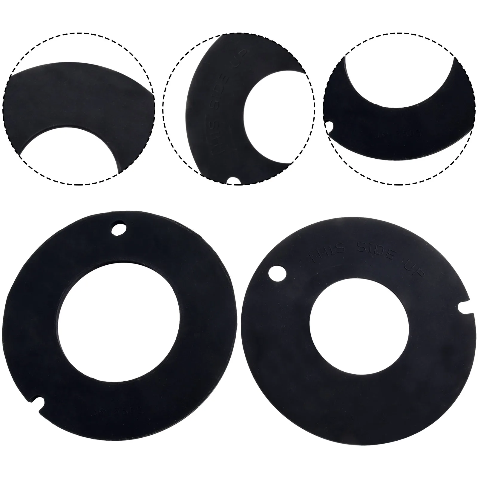 

2pcs RV Toilet Seal Gasket RV Toilet Rubber Bowl Seal Kit 385311462 For Dometic/Sealand/Mansfield/VacuFlush 7" X 1-5/8" X 1/4"