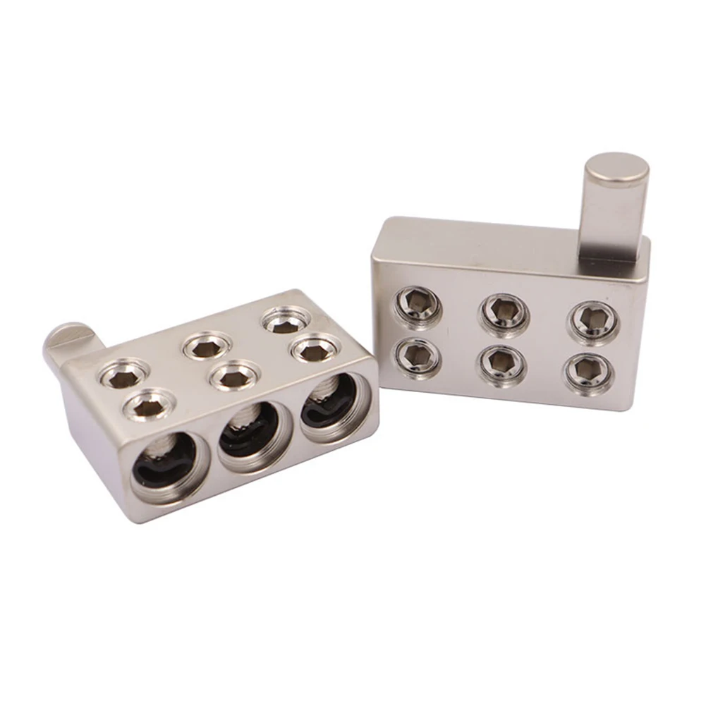 

U50 2pcs Car Audio Wire Terminal Block RT82 RT83 RT84 Aluminum Alloy 12-48V Wire Reducer For Cars Terminal Blocks Wire