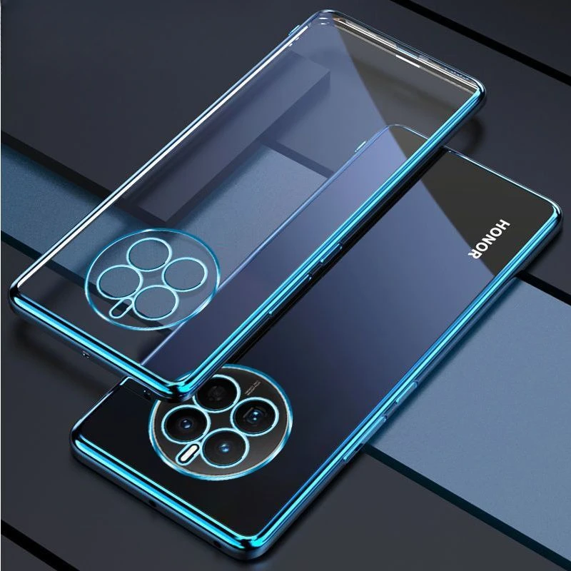 Electroplating Silicone Soft Shell Phone Case with All-Inclusive Lens Protection