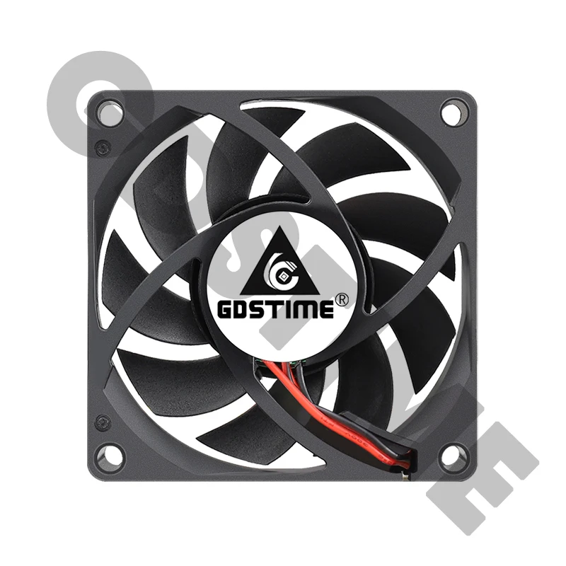 Gdstime-ventilador para Laptop Peças 7cm 70 mm 7015 mm dc 5v 12v 24v 2pin Fio 70x70x15 mm Peça de Resfriamento Industrial - Imagem 5