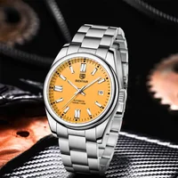 BENYAR New Luxury Automatic Watch 10Bar Waterproof Stainless Steel Men Mechanical Wristwatches Sports Diving Watch For Men