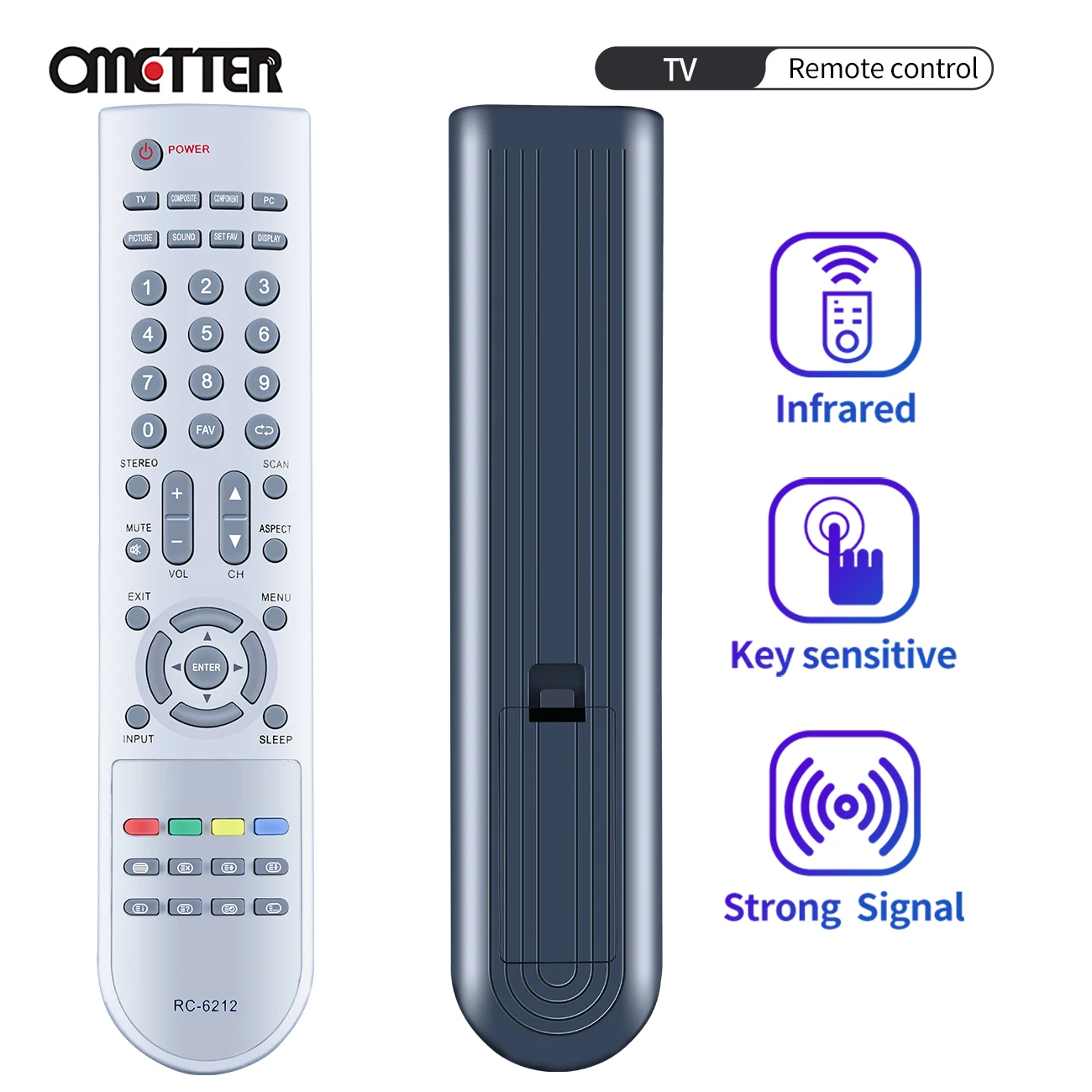 

New RC-6212 Suitbale for Malata Daewoo LCD TV Remote Control Controller