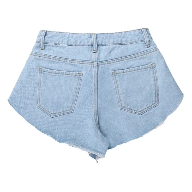 New Summer Jeans Casual Fashion Versatile Single-button Short Jeans Slim Commuter Open Pocket Denim Shorts Women Jeans Pants