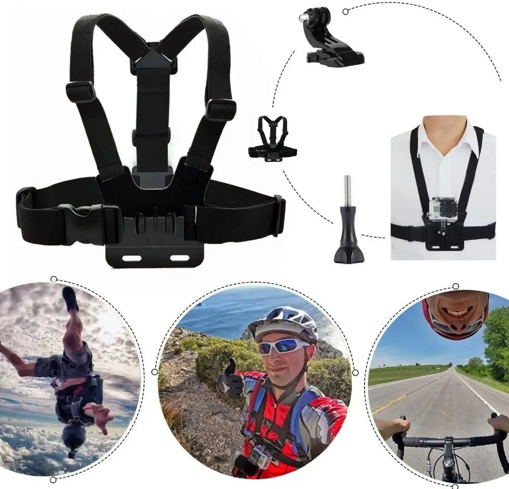 Perche selfie extensible en aluminium, poignée ergonomique et support universel pour caméra.