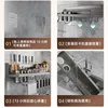 Kitchen Spice Organizer Space Aluminium Seasoning Storage Rack Knives Knife Holder Spoon Chopsticks Cutlery Holder Shelves 4