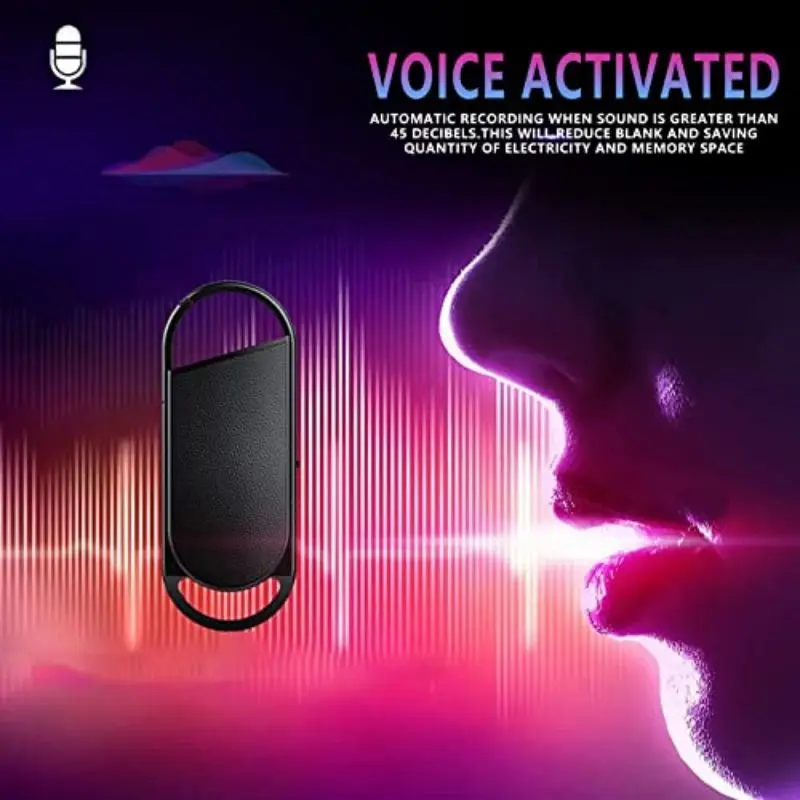 Keychain 32GB USB Voice Activated Recorder Mini Dictaphone Professional Sound Recording MP3 Flash Drive Digital Audio Record voice recorder