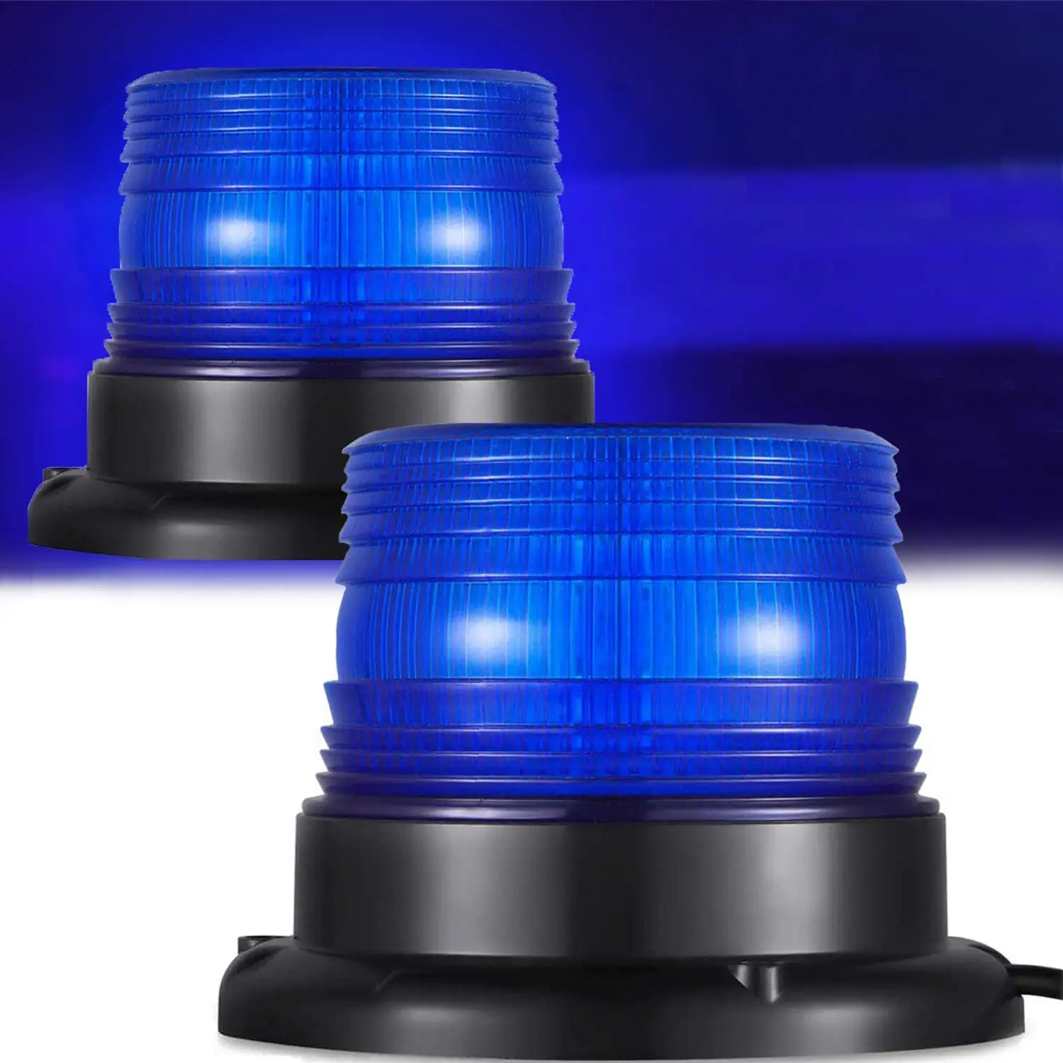 Amber LED Emergency Warning Light Strobe Beacons Safety Rotary Lamp With Epoxy For Heavy Duty Vehicles - View #12