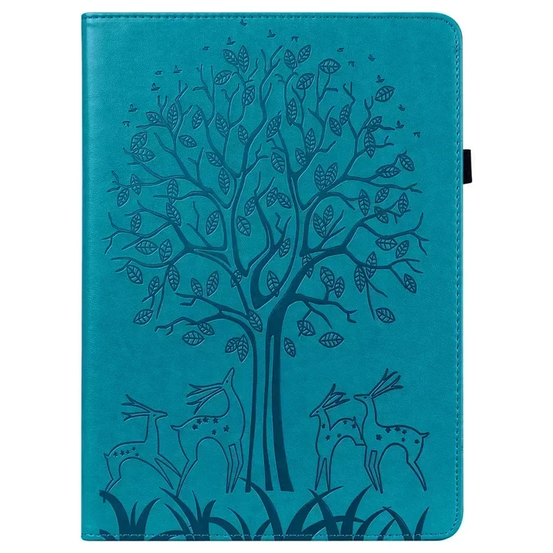 Floral Tree Tablet Case with Card Slots & Stylus Holder - 11.5 Inch