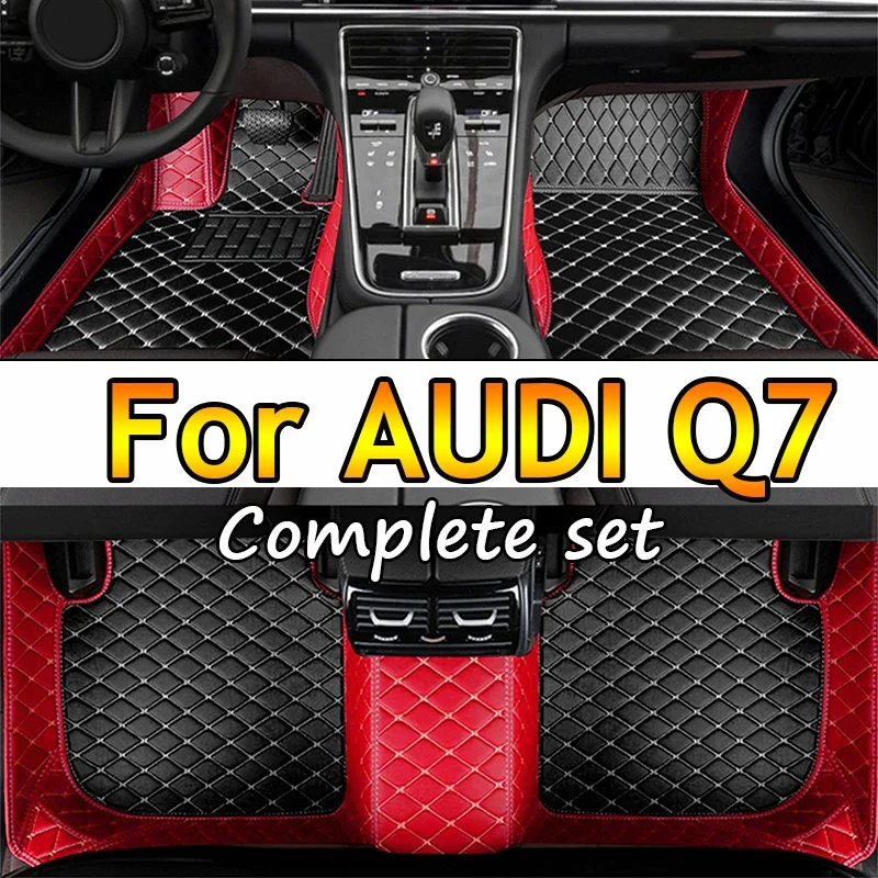 

Car floor mats for AUDI Q7 (Seven seats) 2006 2007 2008 2009 2010 2011 2012 2013 2014 2015 Custom foot Pads automobile