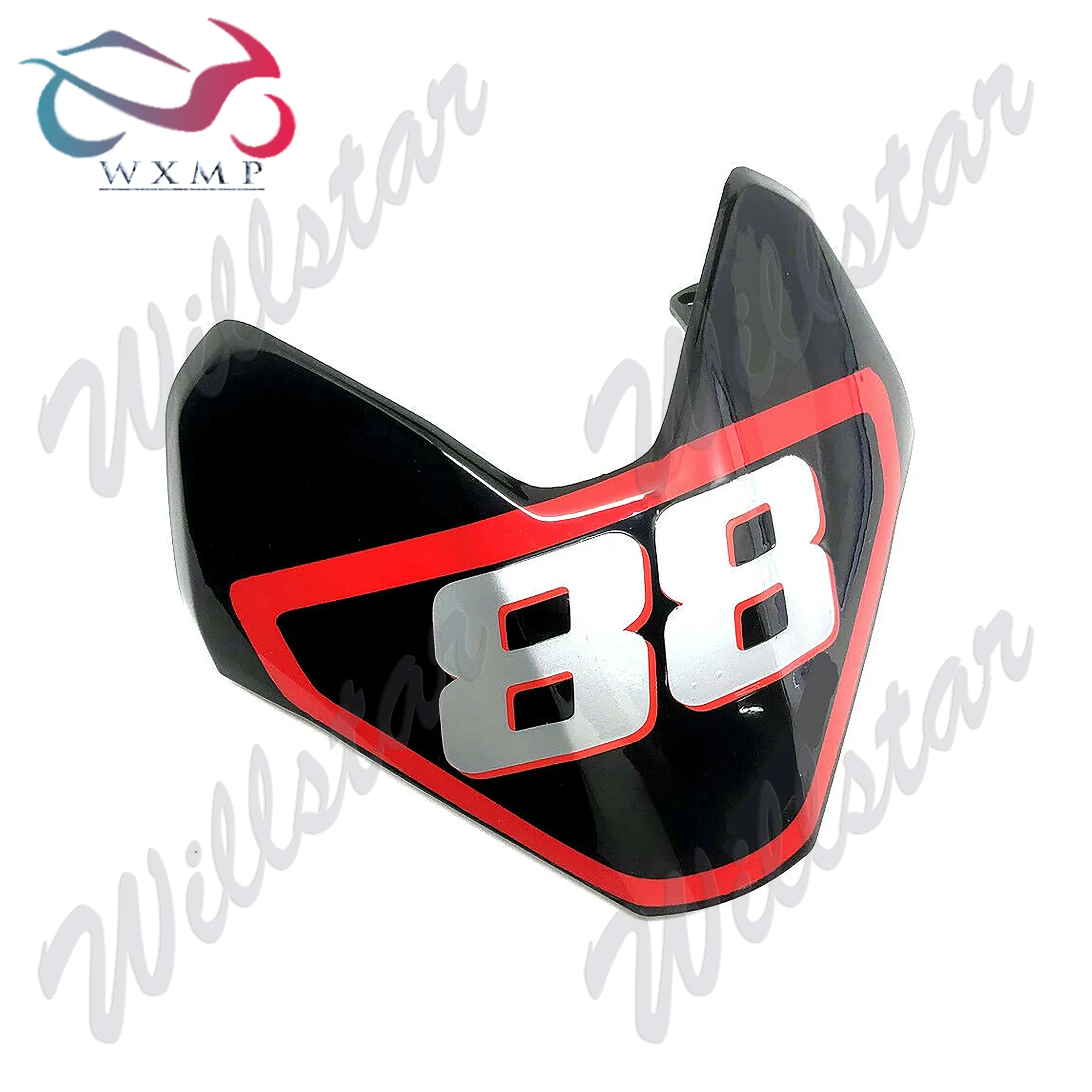 For Ducati Hypermotard 950 2019-2021 Black #88 Upper Front Headlight Fairing