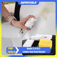 150ml Multi-Purpose Foam Cleaner For Tesla Model 3/Y/S/X Seat Leather Surface Auto Interior Wash Maintenance Spray 2024 Accessor 1