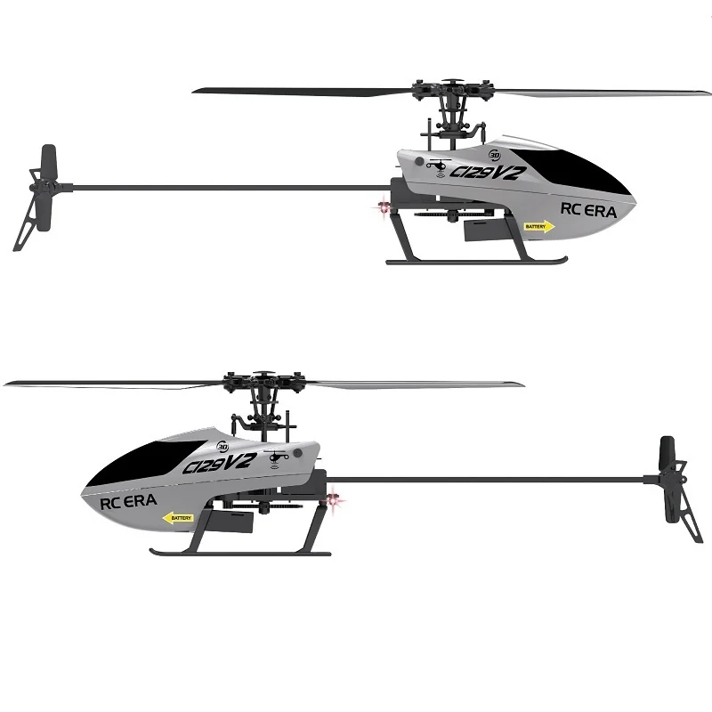 【値下げ】RC ERA C129V2 4チャンネルラジコンヘリコプター RC ERA C129V2 2.4G RC 4CH Stunt Helicopter Aircraft Model