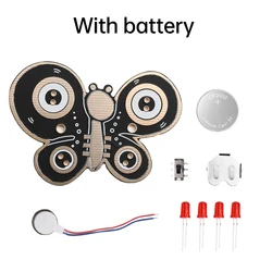 Beginner DIY Electronic Circuit Kit with LED Light Module (With Battery)