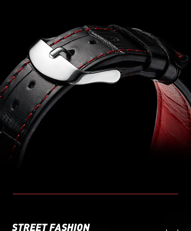 Mark Fairwhale New Fashion Clown Watch Men'S Automatic Non-Mechanical Watch Personality Waterproof Trend Student Male