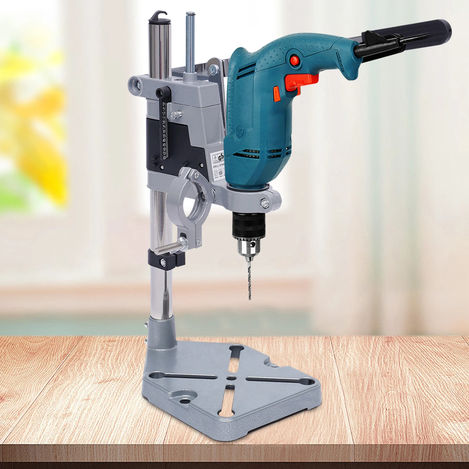 Adjustable Bench Clamp Floor Drill Press Stand Table Workbench Repair Tool For Drilling Base 3