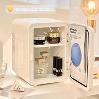 4L Mini Multifunctional Car Refrigerator Small Refrigerated Cosmetics Fridge Beverage Refrigerator Portable Car Home Camping냉동고 1