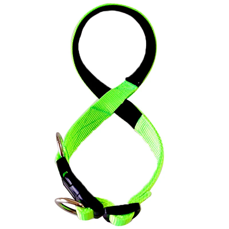 Training Durable Dog Muzzle Adjustable Comfortable Anti-bite Muzzle Cross Dog Head Ring Solid Color Anti-barking dog muzzle