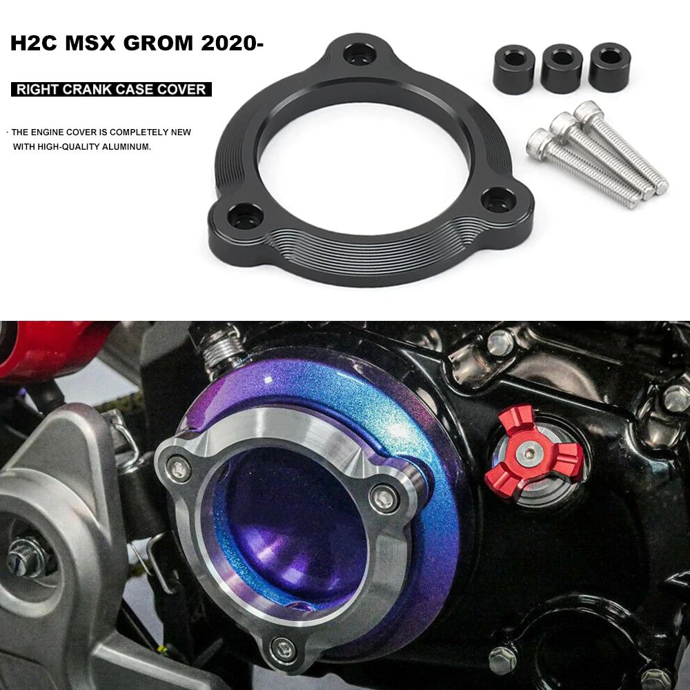 

Новая левая и правая сторона мотоцикла, задняя крышка двигателя, защита статора для Honda H2C MSX GROM 2020 2021 2022 H2C Msx Grom