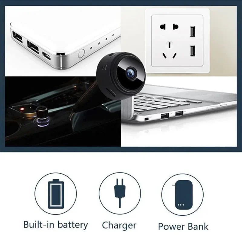 1080P A9 Mini Camera Wifi Wireless Monitoring Security Protection Remote Monitor Camcorders Video Surveillance Smart Home Night