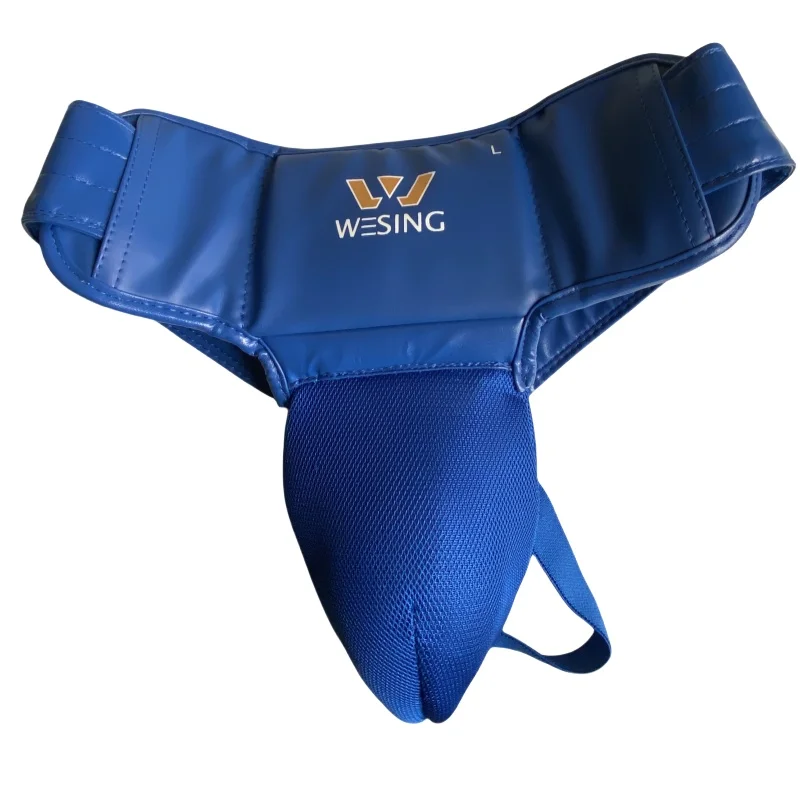 Wesing Boy Men Male Muay Thai Groin Guard Jockstrap MMA Martial Art Kickboxing Crotch Protector Training Protective Equipment EO