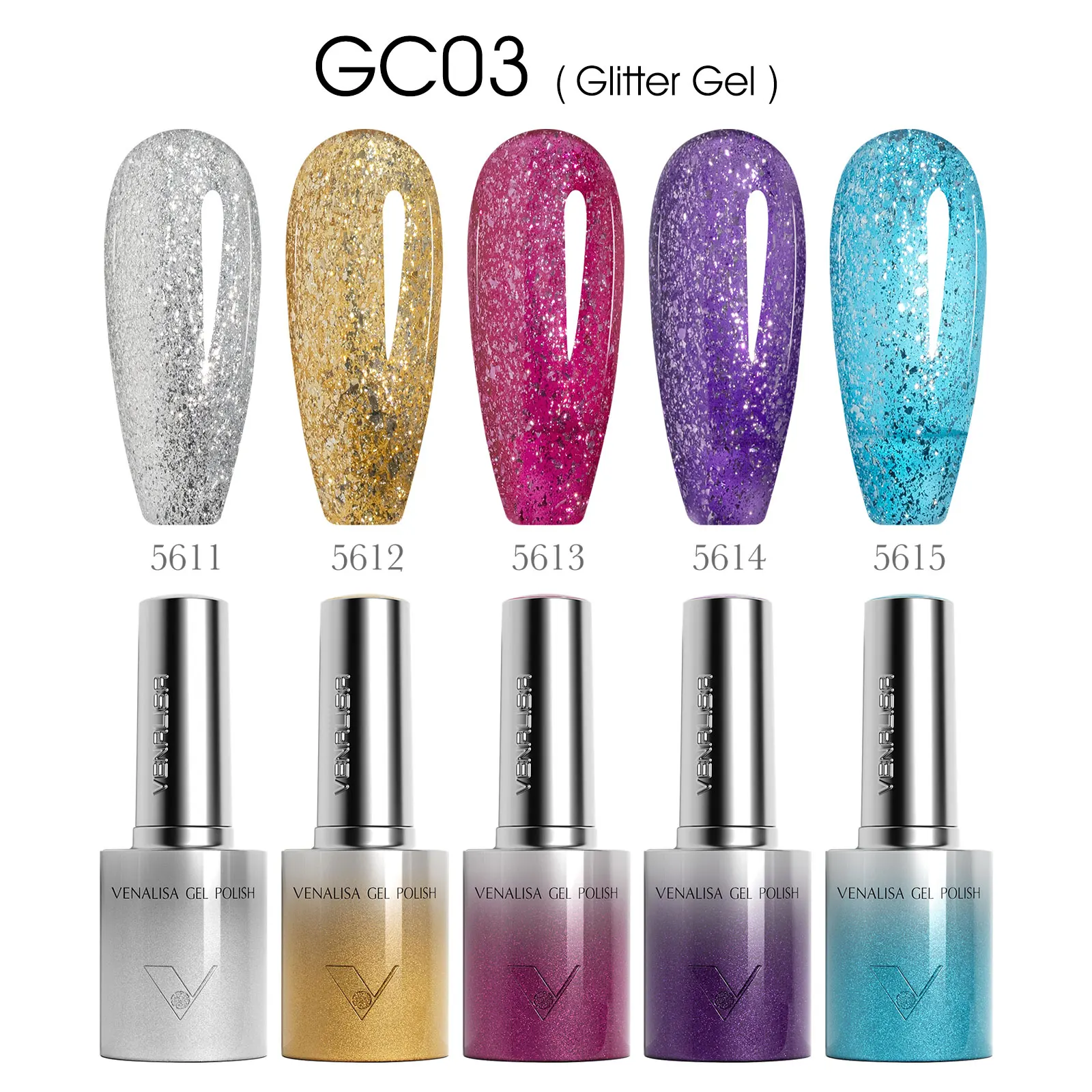 CANNI VENALISA Color Cat Eye Gel Nagellack-Set HEMA FREE TPO FREE Glossy Diamond Winter Nails Gel Soak Off UV LED Gel Lack – Detail 17