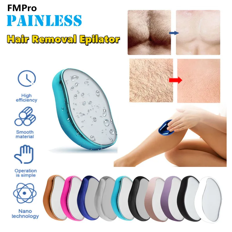 Painless Physical Hair Remover Safe Reusable Body Depilation Tool Easy  Cleaning Bath Hair Removal Body Beauty Eraser - AliExpress