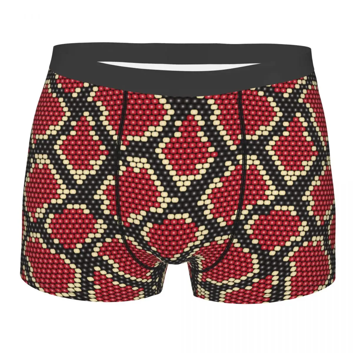 

Snake Skin Pattern Retor Man Underwear Boxer Shorts Panties Humor Soft Underpants for Homme Plus Size