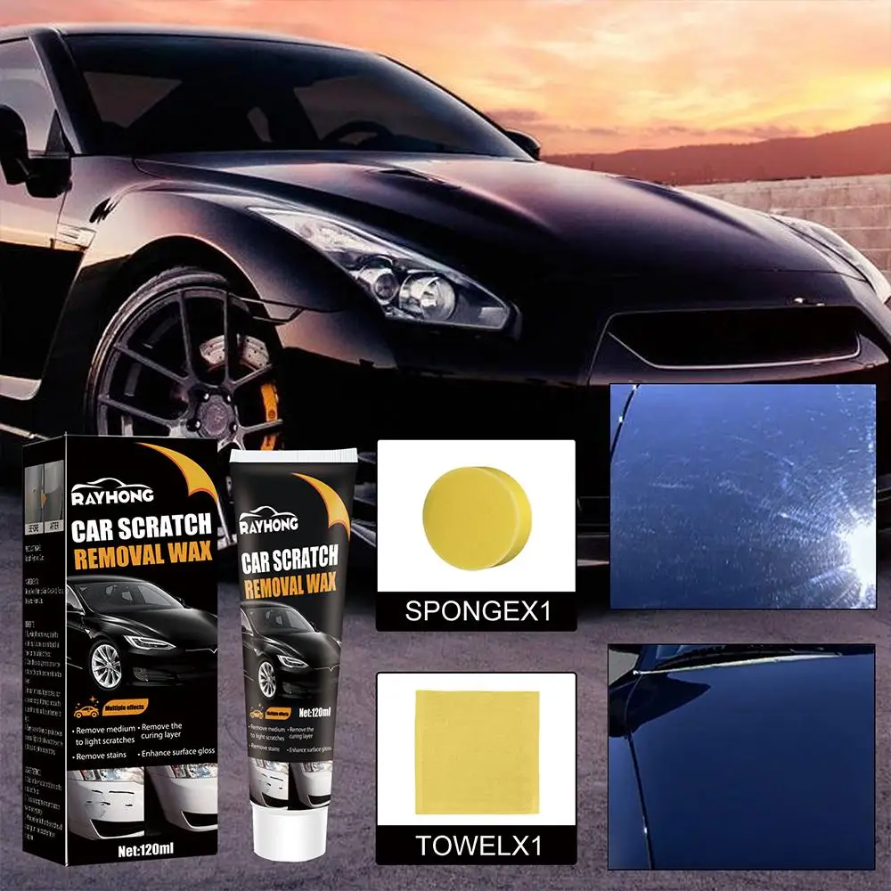 

Car Scratch Repair Paste 120ml Compound wax Car Scratches Repair Auto Paint Cream Polishing Remover Scratch Repair Care Pas R0Q5