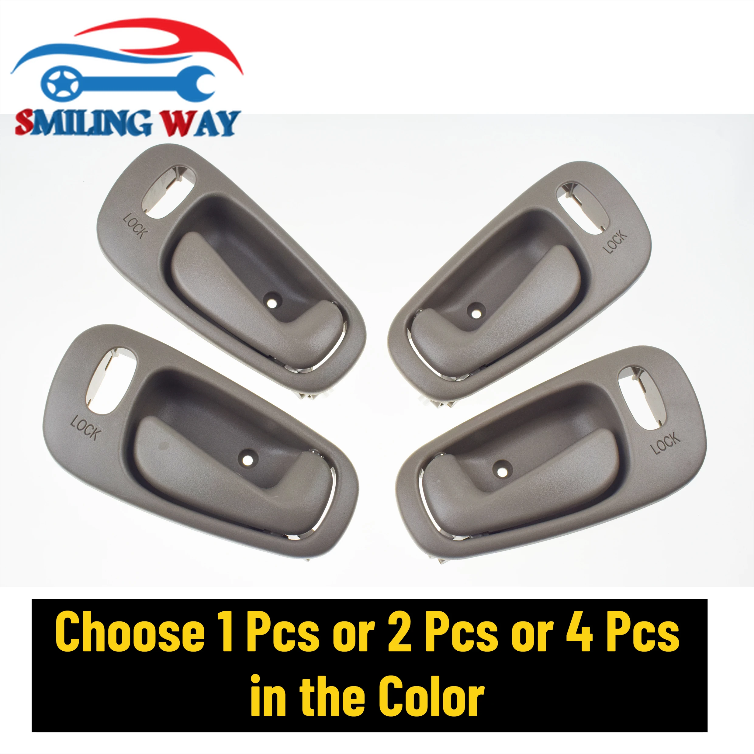 Beige สีดําภายในประตู Handle w/Power Lock ด้านหน้าหรือด้านหลังซ้ายหรือขวาสําหรับ Toyota Corolla 1.8L 1998 1999 2000 2001 2002 1