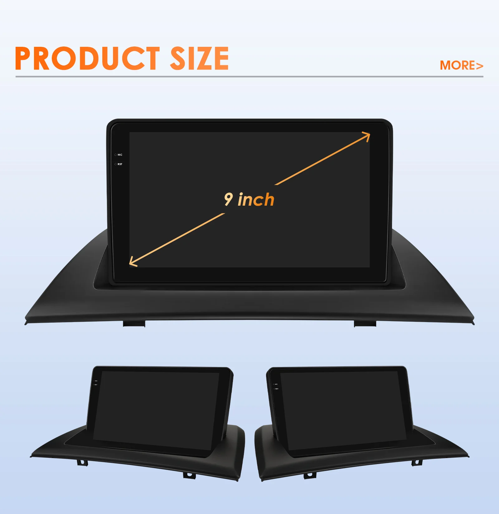 OSSURET Gran Oferta, Radio de Auto con Pantalla Táctil de 9 Pulgadas 6115, Navegación GPS para BMW X3 E83 2004-2012, Plug and Play, Android 14, Radio para Auto con AKM DSP, Ecualizador de 32 Bandas, CarPlay Inalámbrico, Android Auto, Unidad 4G, Audio HiFi, Pantalla HD Antirreflejos de Amplio Ángulo de Visión, Sistema Multimedia para Auto 6
