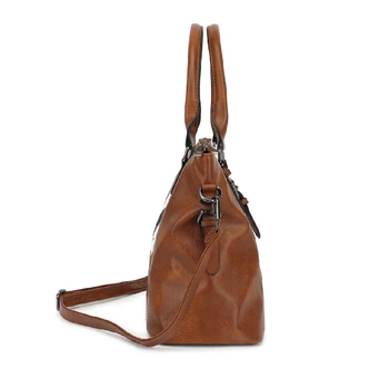 Purses Tote Bag For Women, Handbags PU Leather Large Shoulder Bag,  Cow Pattern Work Bags With Multi-Pockets, Designer Hobo Satc 5