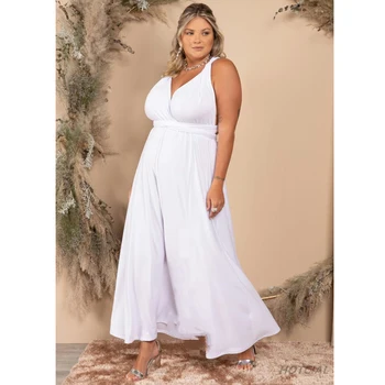 Sexy Women Multiway Wrap Convertible Boho Maxi Red Bandage Long Dresses Plus Size Party Bridesmaids Infinity Robe Longue Femme 1