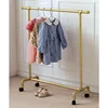 Kids Clothing Racks,Child Dress up Racks with Hooks, Metal Pipes Costumes Garment Hanging Racks,Small Rolling Clothes Racks 2