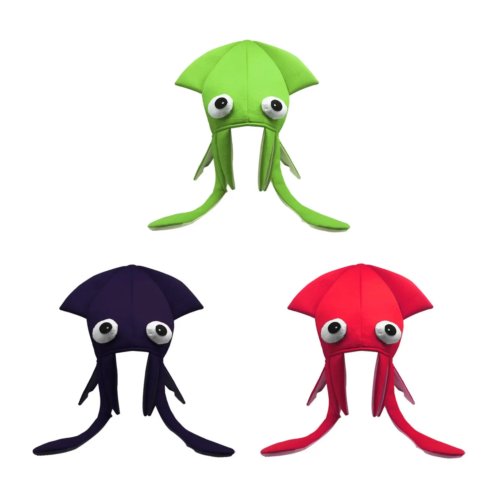 Squid Hat for Men Women Headgear Dress up Animals Hat Photo Prop Headwear