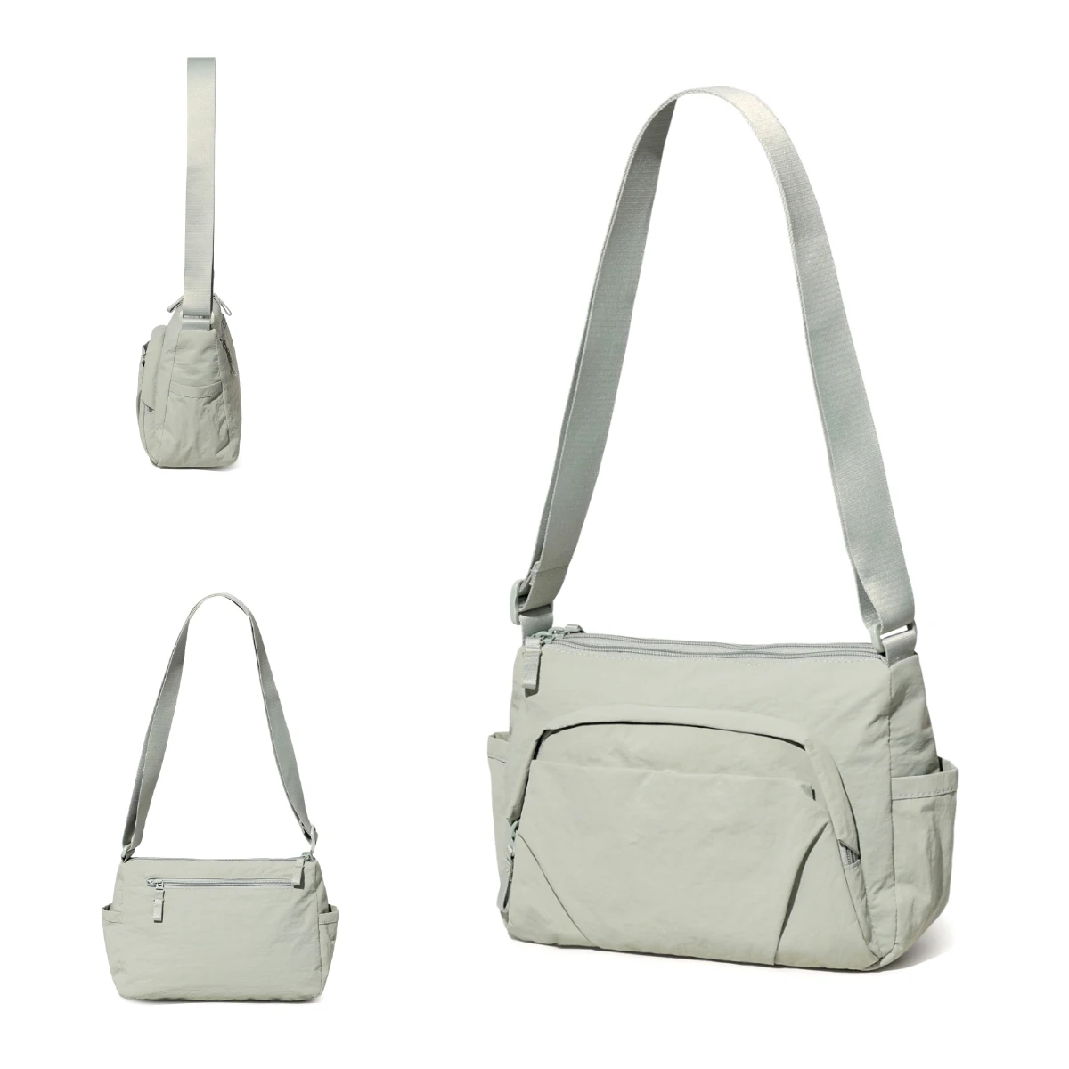 Crossbody Bag Women's Shoulder Bag 2025 New Large Capacity Work Clothing to Work Shoulder Bag Men's Messenger Bag Small Backpack Student to Go to School with Mobile Phone