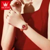 OLEVS 5630 Women Watch Luxury Brand Diamond Watch Date Waterproof Clock Quartz Watch Exclusive Blessing Bracelet Women Watch 3