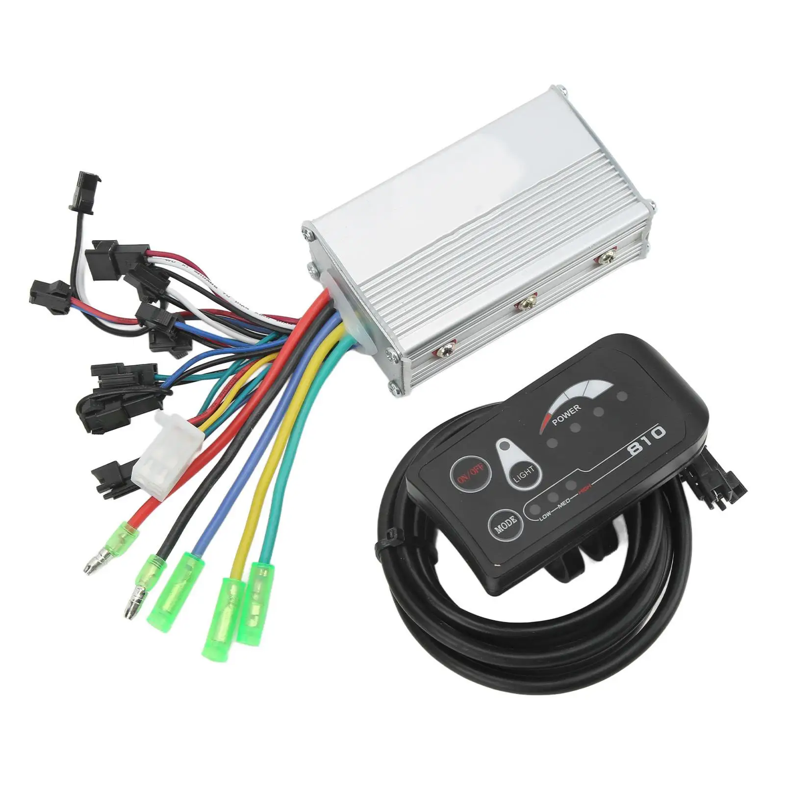 24V 36V 48V 250W 350W Electric Bike Brushless Controller Kit With 810 LED Display For Bike Conversion System