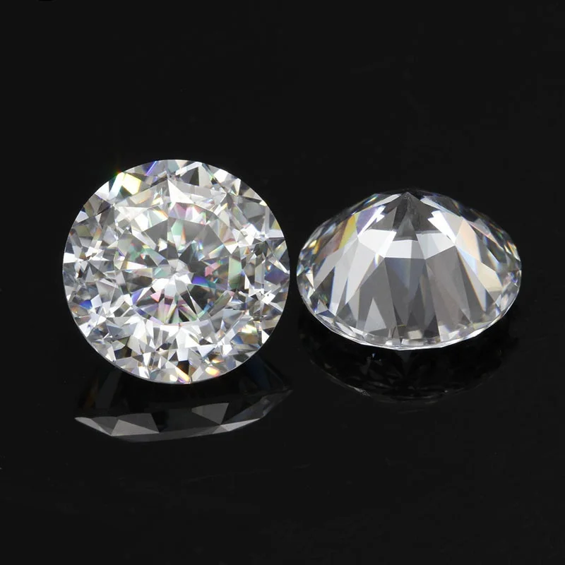 Round Special Cutting, Hundred-Sided Cutting of Moissanite Loose Diamonds, Good Cutting, Good Cleaning, Fire Color, Can Pass the Diamond Pen